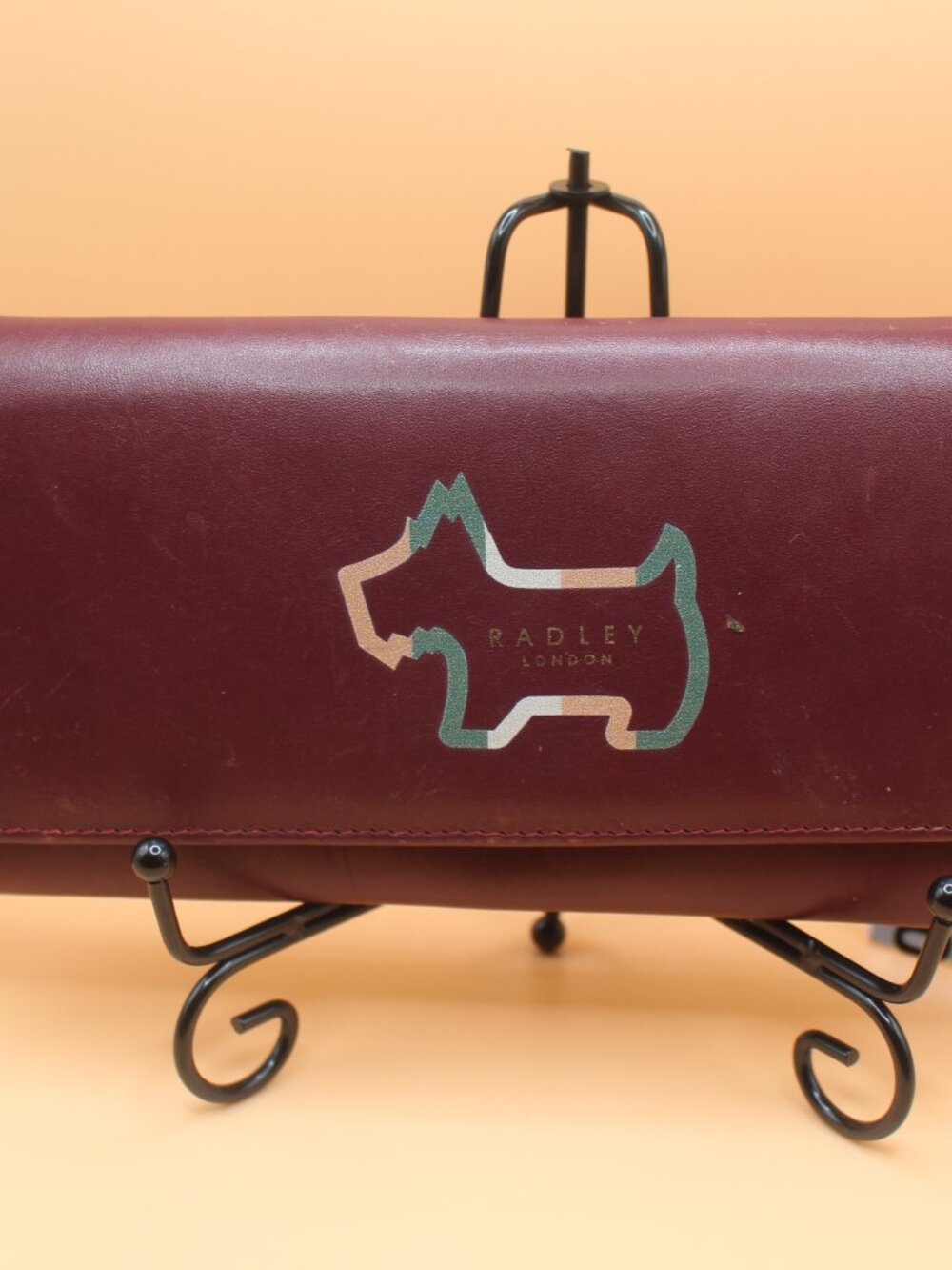 Radley London Burgundy Scottie Dog Flap Wallet0122